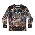 Lost Soul City Graphic Long Sleeve Shirt — Futuristic Cityscape Streetwear