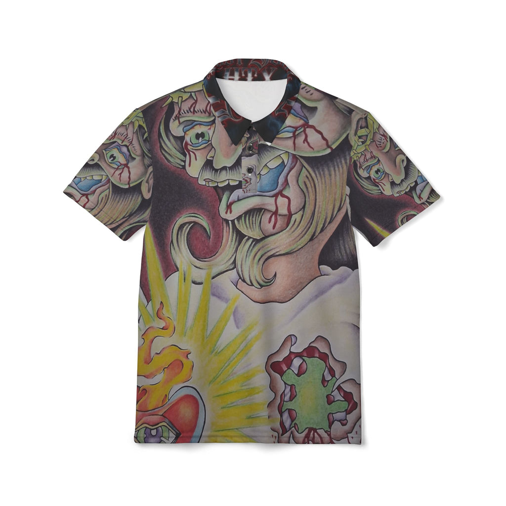Lost Soul Tattoo Flash All-Over Print Polo