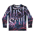 Lost Soul OKC Long Sleeve Shirt — Gothic Cityscape AOP Tee