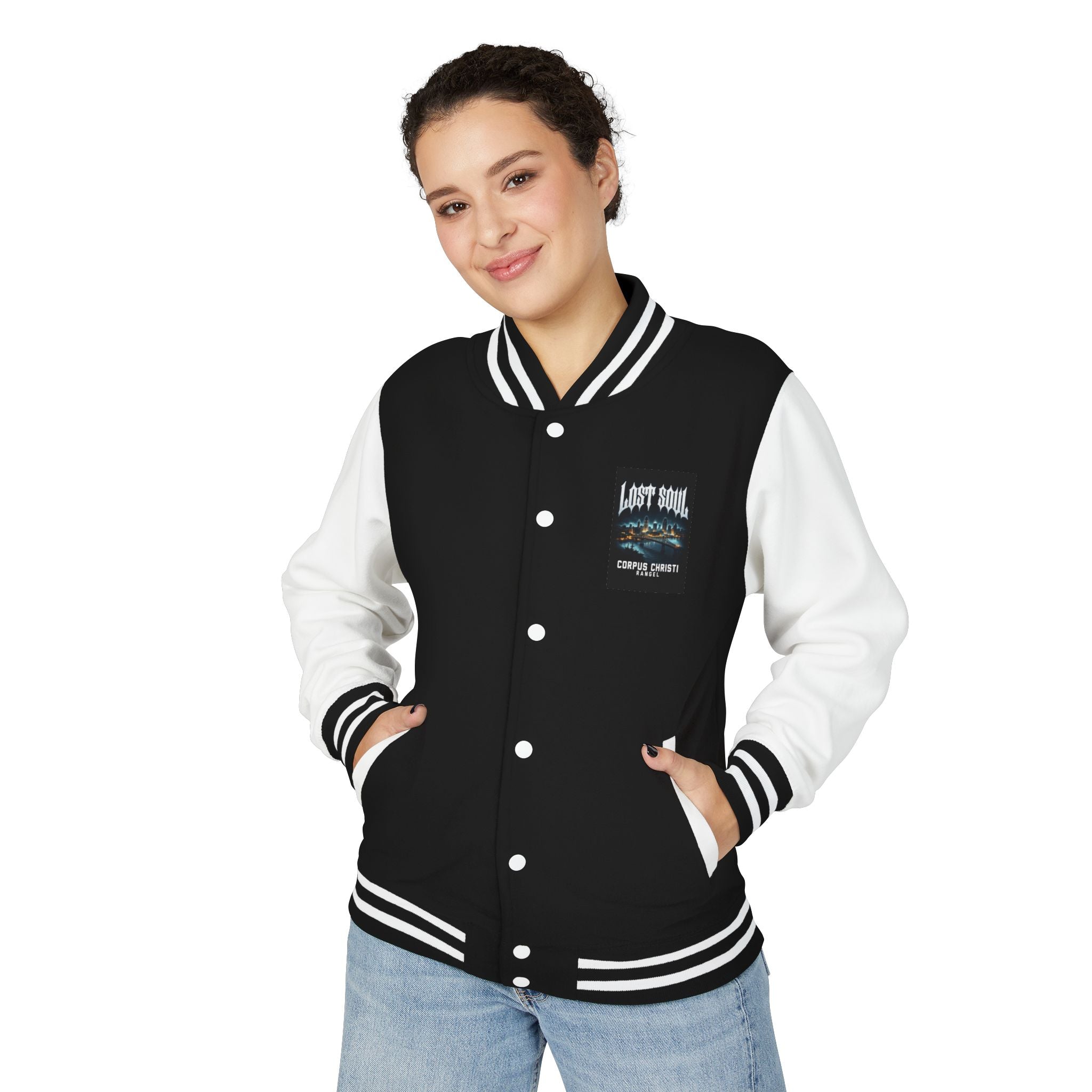 Letterman Jacket — Lost Soul Corpus Christi Vintage City Skyline