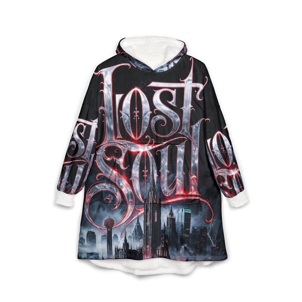 Lost Soul Dallas Hooded Blanket — 'Lost Soul' Gothic City Cozy Throw