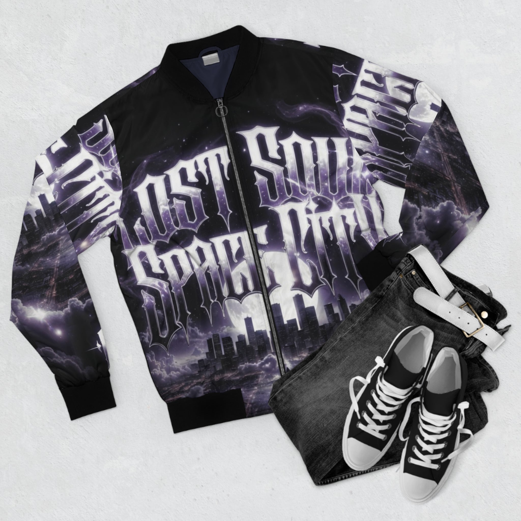 Lost Soul Skyline Bomber Jacket