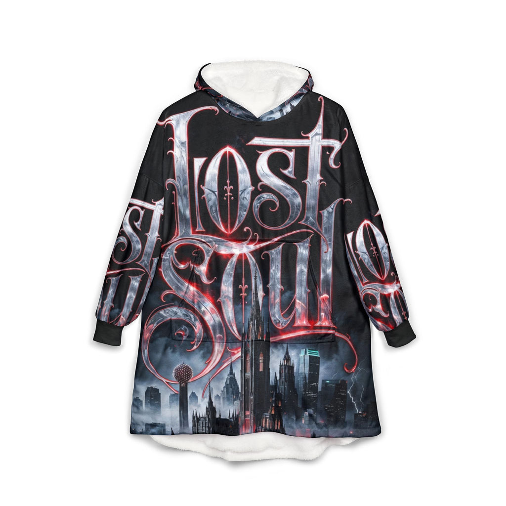 Lost Soul Dallas Hooded Blanket — 'Lost Soul' Gothic City Cozy Throw