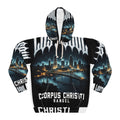Lost Soul Corpus Christi Skyline Hoodie — Cityscape Bridge Graphic Pullover