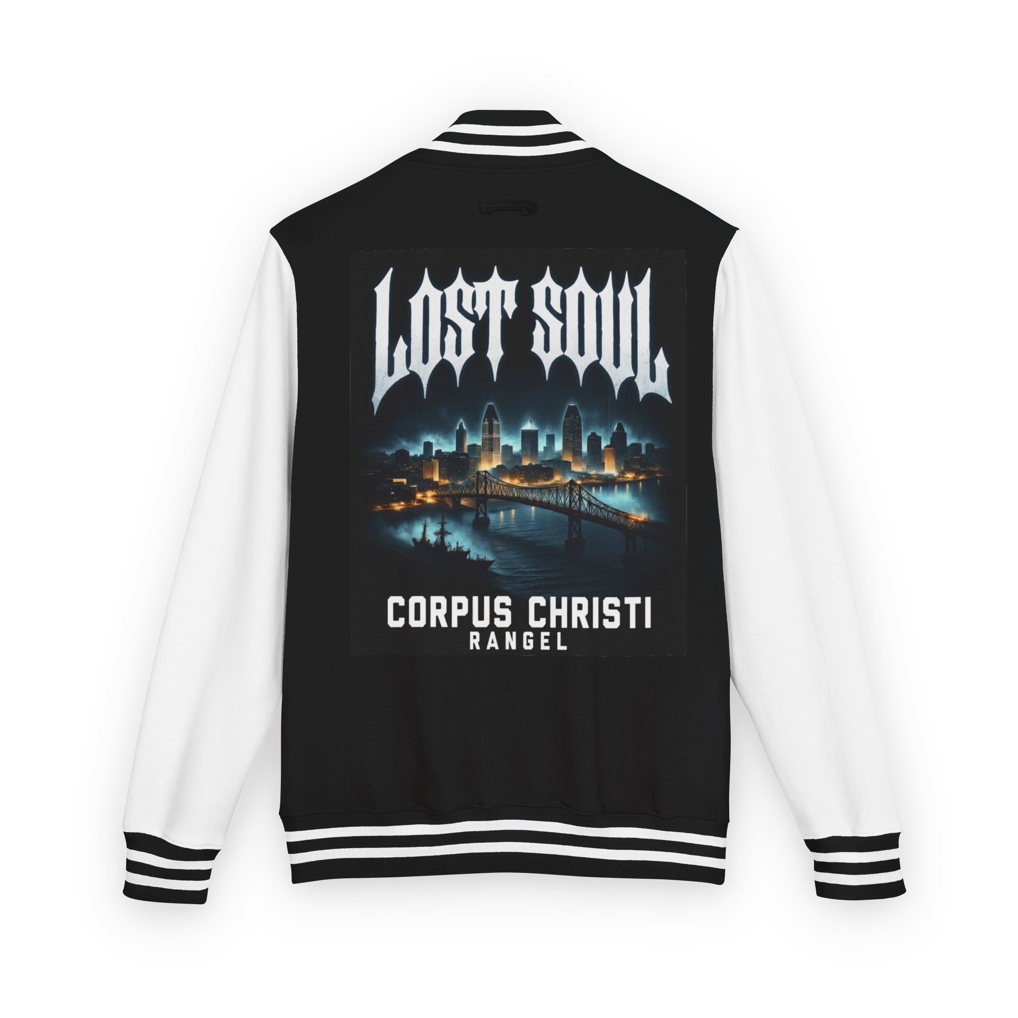 Letterman Jacket — Lost Soul Corpus Christi Vintage City Skyline